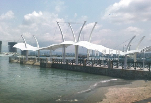 三亚半岛龙湾游艇码头膜结构