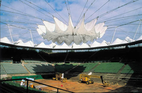 德国汉堡网球场膜结构