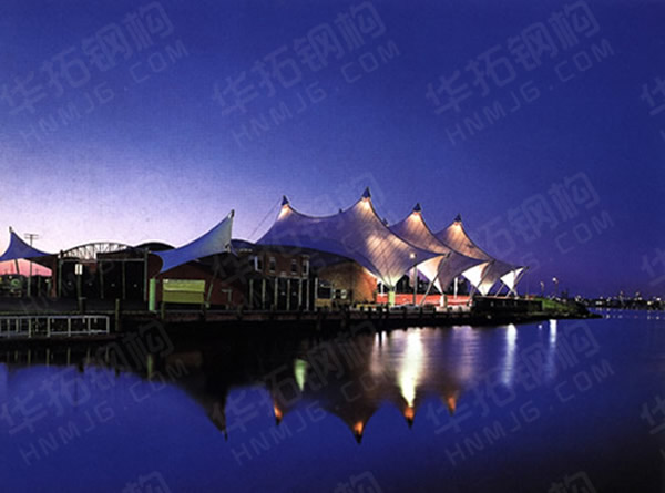 华拓膜结构灯光夜景案例